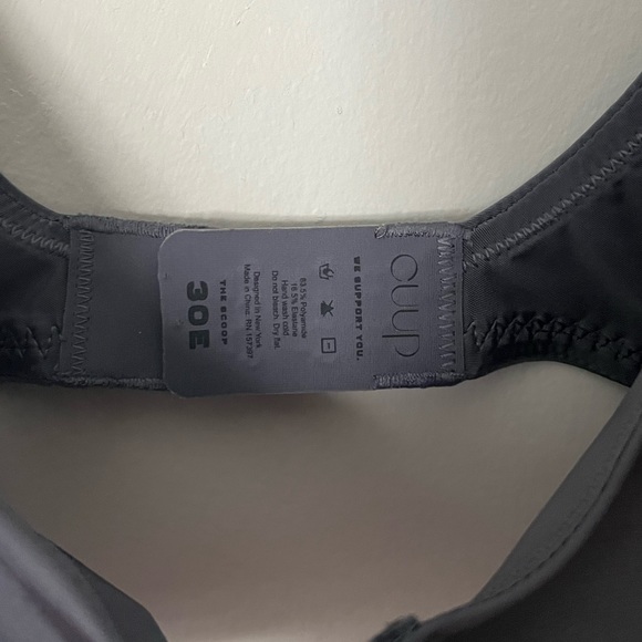 CUUP The Scoop Bra Gray 30E - Picture 3 of 4